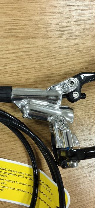 Спирачки FORMULA CURA 4 PM Polish 4-ри бутални предни лост carbon