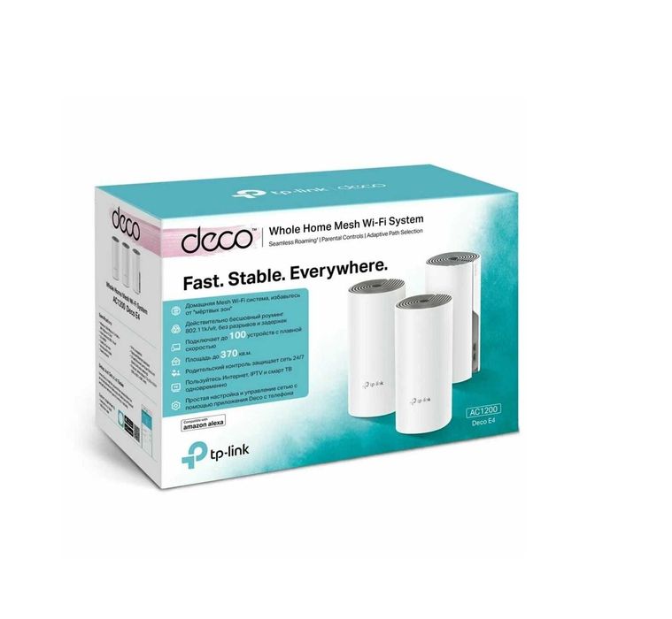 | Mesh Wi-Fi система Deco E4 (3-Pack)