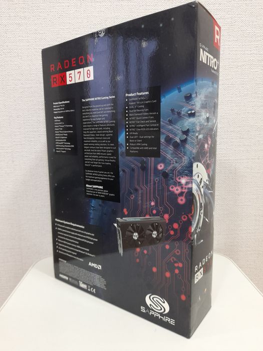 Продам видеокарту SAPPHIRE NITRO+ RX 570 8GB