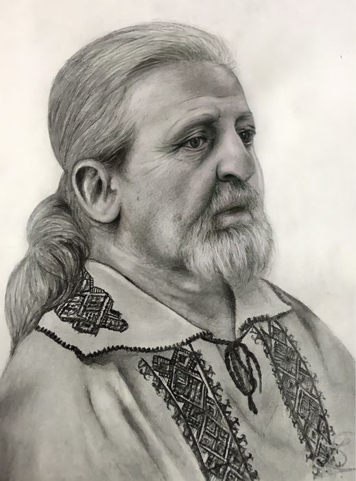 Portret in creion- Cadou Craciun, sarbatori, aniversare, nunta