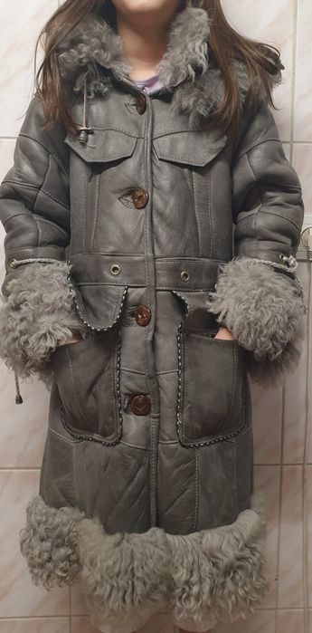 Cojoc fetita piele naturala