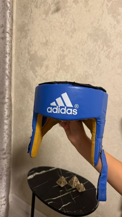 Боксерский шлем синий