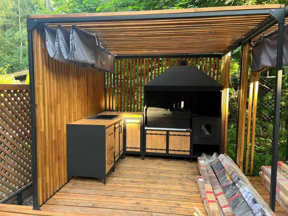 Барбекю зоны и мангальные комплексы под заказ