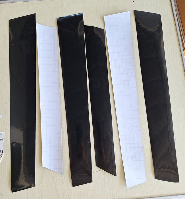 № 336 Никел хром или черно фолио колонки на врати за Хонда ЦРВ и ЦРВ 3