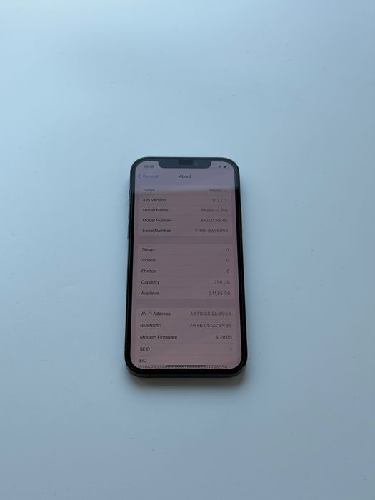 iPhone 12 Pro 256 Gb Pacific Blue 100% Батерия