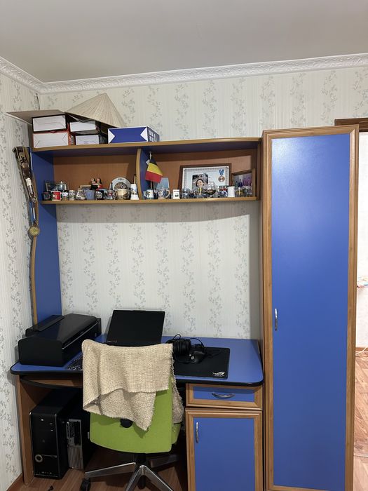 Шкаф, консоль, синий