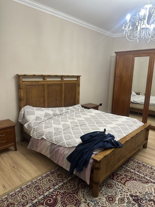 Тумба с краватью бамбук