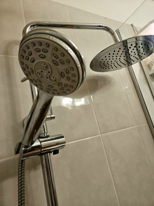 Душ за баня Месингов смесител Интер керамик Inter Ceramic