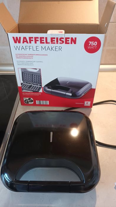 Гофретник Waffle Maker – незалепващо покритие, автоматична температура
