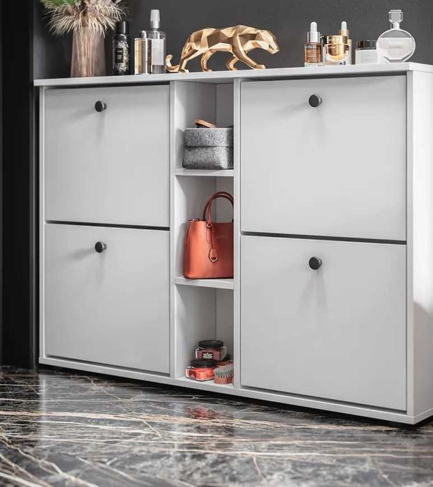 Узкая обувница NEO от YANA ECOMEBEL порядок в минимальном пространстве