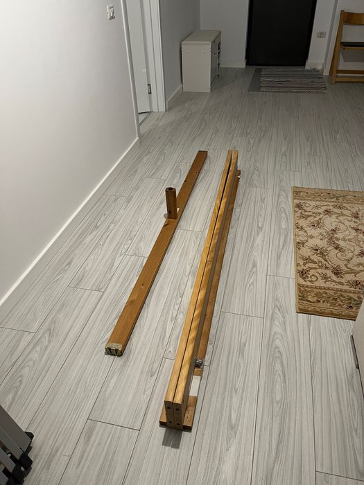 Rama pat dublu 200 pe 200 cmm. + 2 paturi electrice cu telecomanda