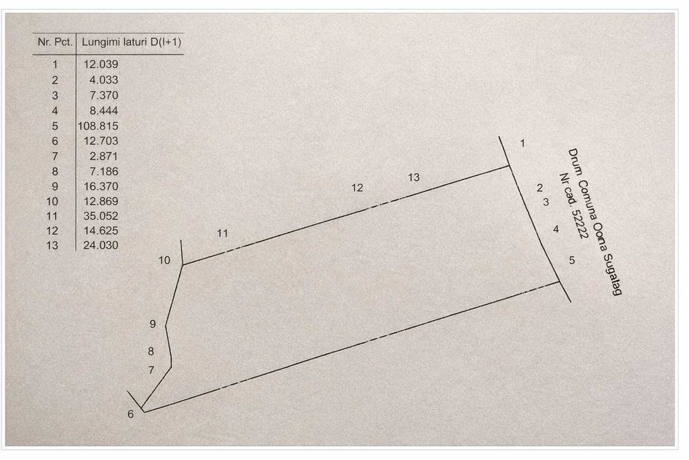 PF – Teren de Vânzare Intravilan în Breb, Maramureș
