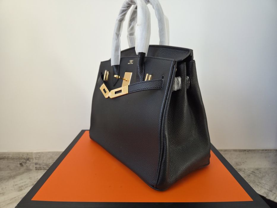Hermes Birkin 30 Black Gold  Hardware