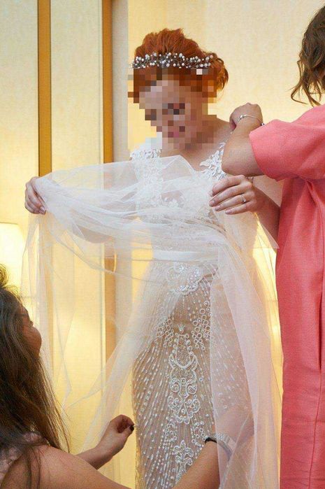 Rochie de mireasa Natalia Vasiliev, A-line, marimea 38/ M