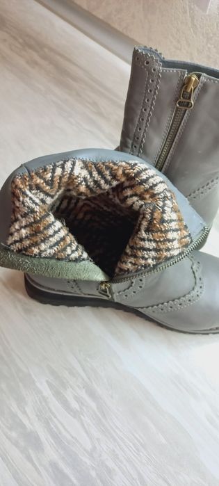 Ботинки из натуральной кожи