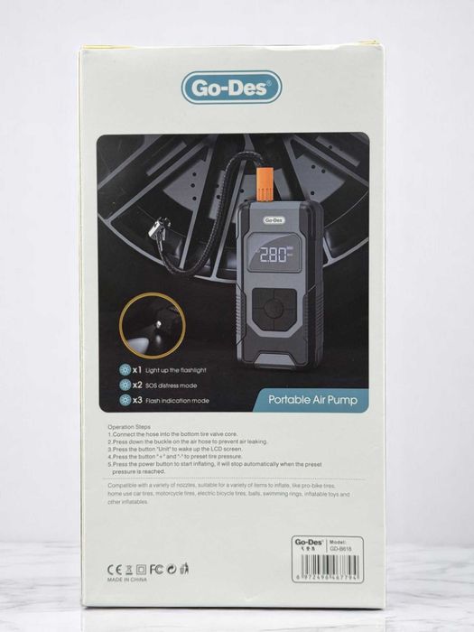 Автомобильный компрессор, электронасос, универсальный