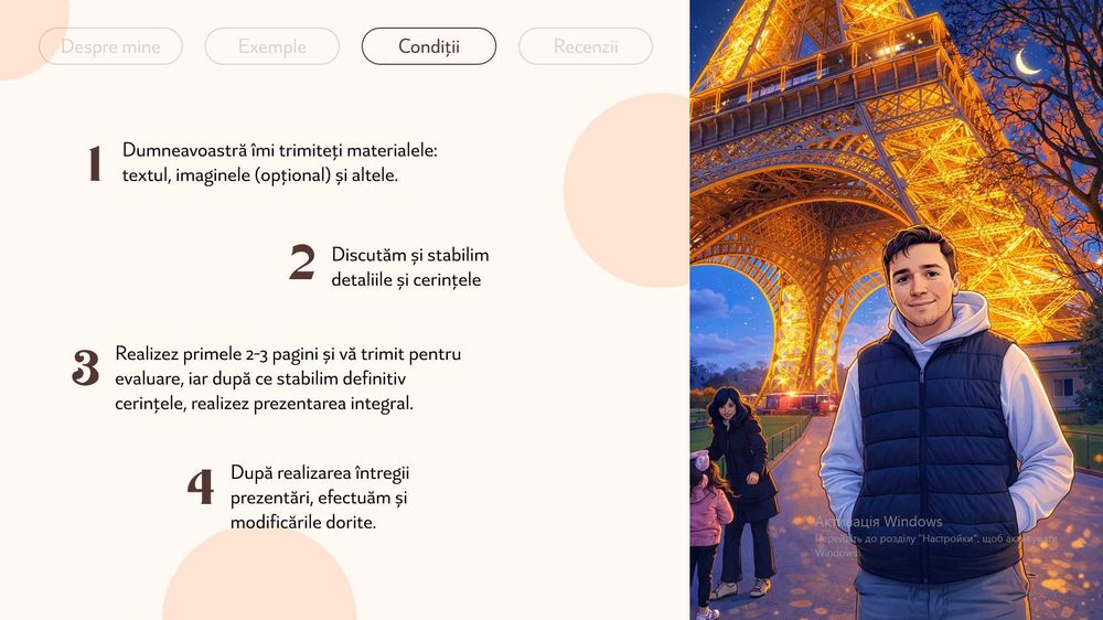 Prezentări profesionale în PowerPoint - servicii personalizate