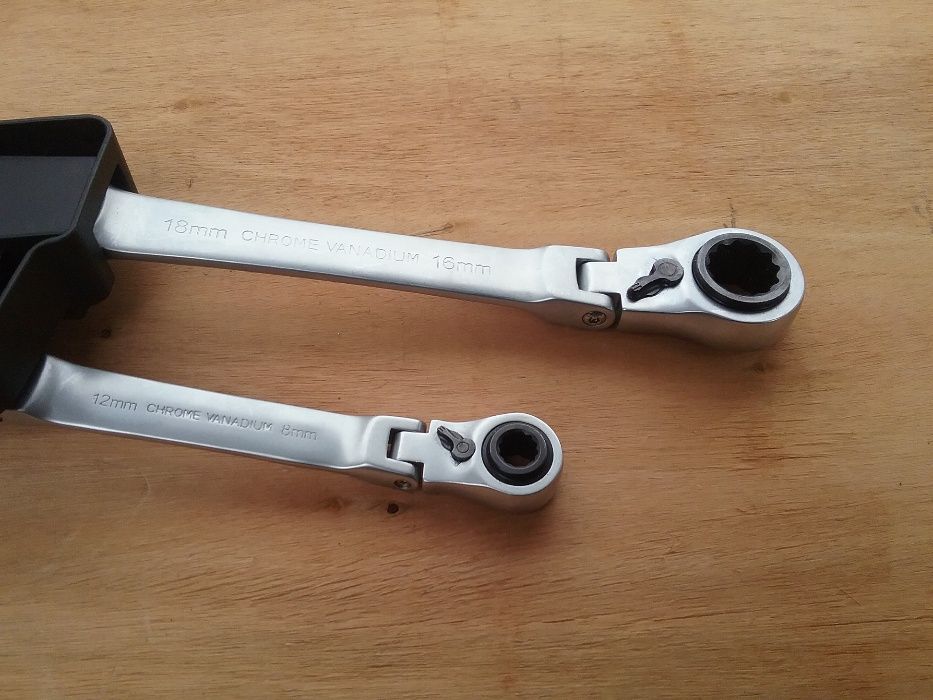 Krone - Set 2chei inelare cu clichet articulate , Cr-V , 4in1