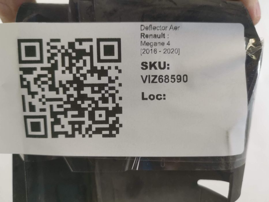 Въздушен дефлектор Рено Меган 4 Оригинален Renault Megane 4 Original В