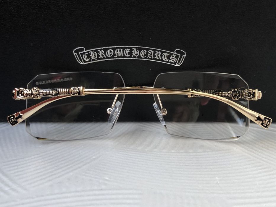 Очила за компютър Диоптрични рамки прозрачни слънчеви chrome hearts