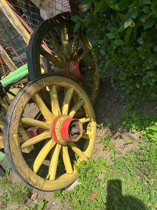 Каруца две оси  - за декорация