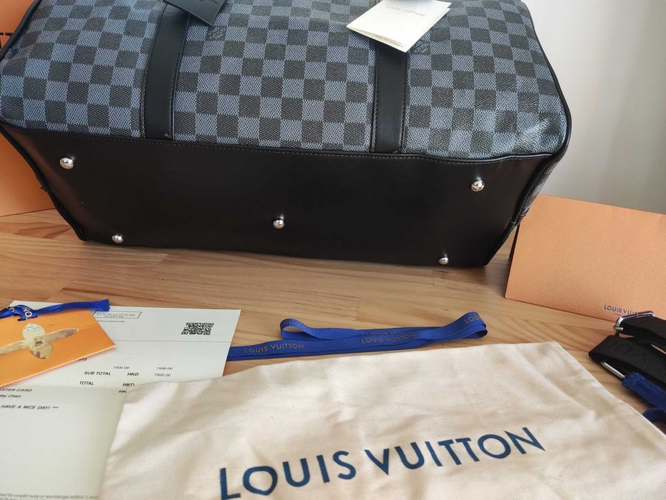 In stoc voiaj, geanta sport piele Louis Vuitton 1109.13