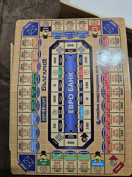 Семейна настолна игра Европолия