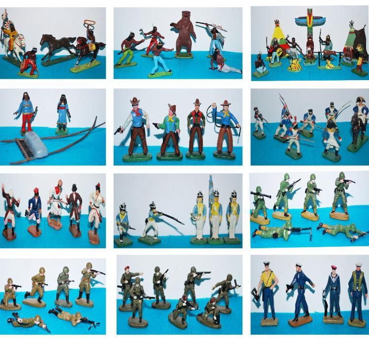 рицари, пластмасови войници, индианци каубои,наполеонови войници