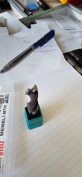 Твърдосплавна фреза ф10 със две пера Турско производство