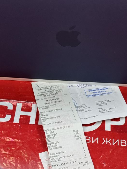 KATO НОВ 256GB  MacBook Neo 13” 8GB ГАРАНЦИЯ Technopolis до 2027  Indigo
