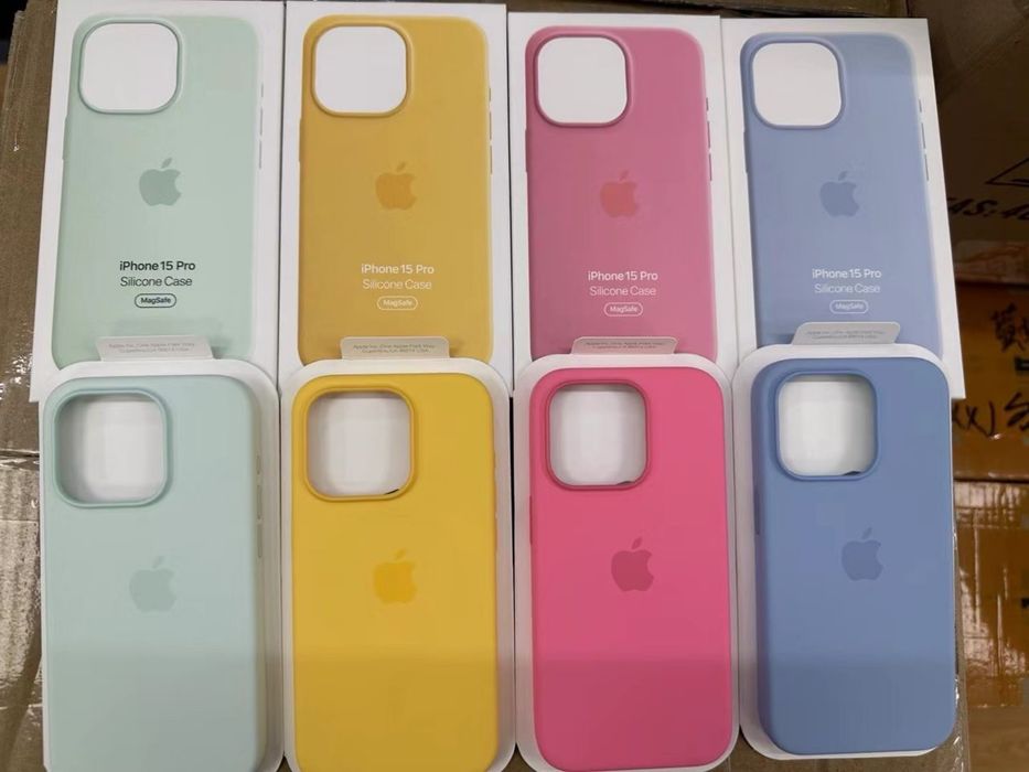 Husa carcasa silicon Apple Silicone Case iPhone 14 15 Plus Pro Max