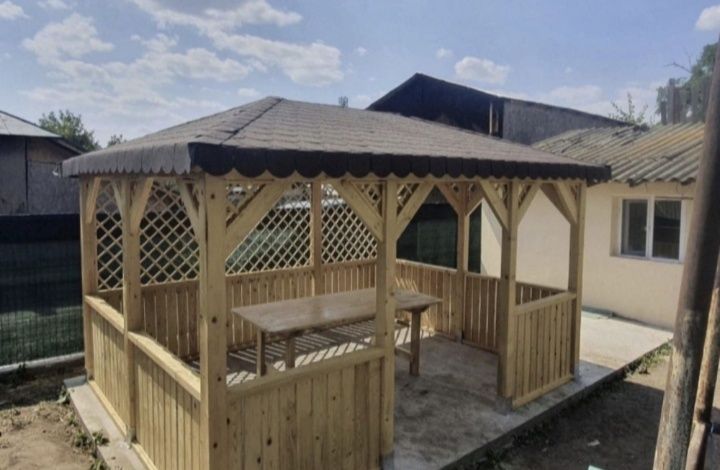 Vînd foișoare terase pergole magazi din lemn