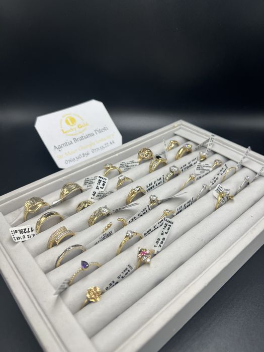 Inele aur 14/18k diverse modele si marimi