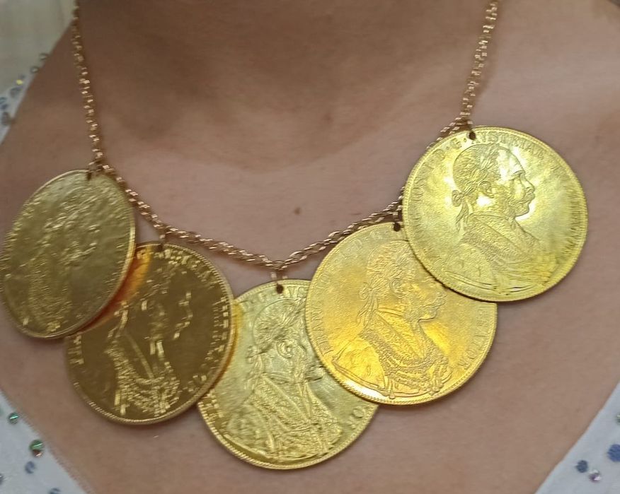 Vând Monede placate cu aur de 24k  1/1 cu cele originale