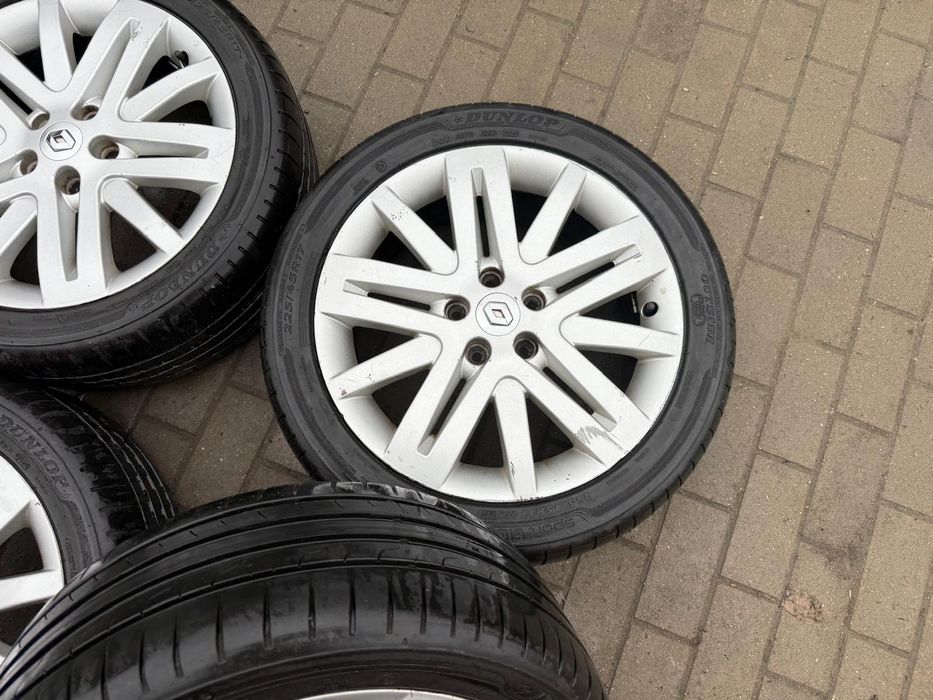 Jante Renault Laguna Megane originale 225 45 17 Dunlop