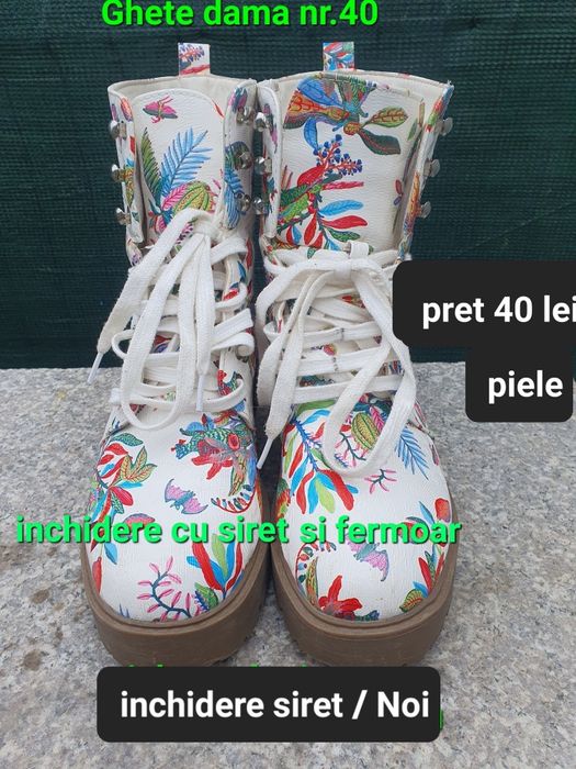 Cizme/Ghete dama cu model / Noi