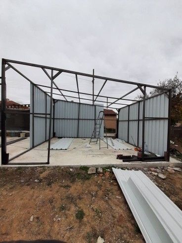 Metal karkasdan uy ofis , dukon dush tualet