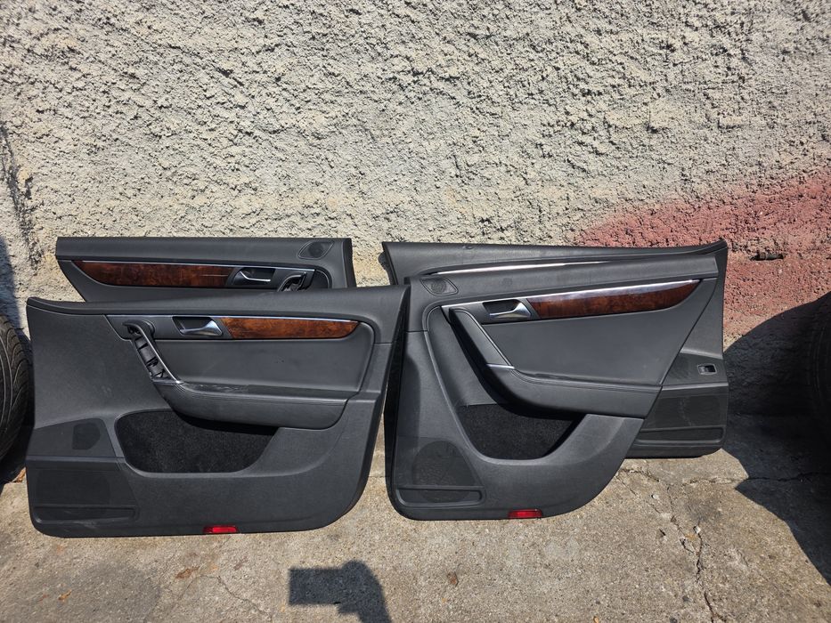Interior piele passat b7 brec combi fete usi scaune banchete Consola centrala piele originala