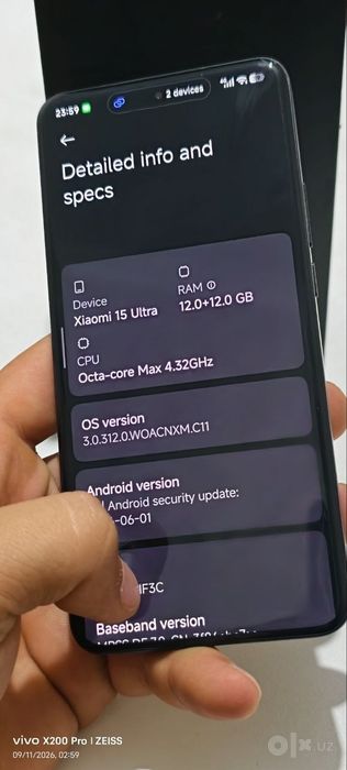 Xiaomi 15 ultra (china)