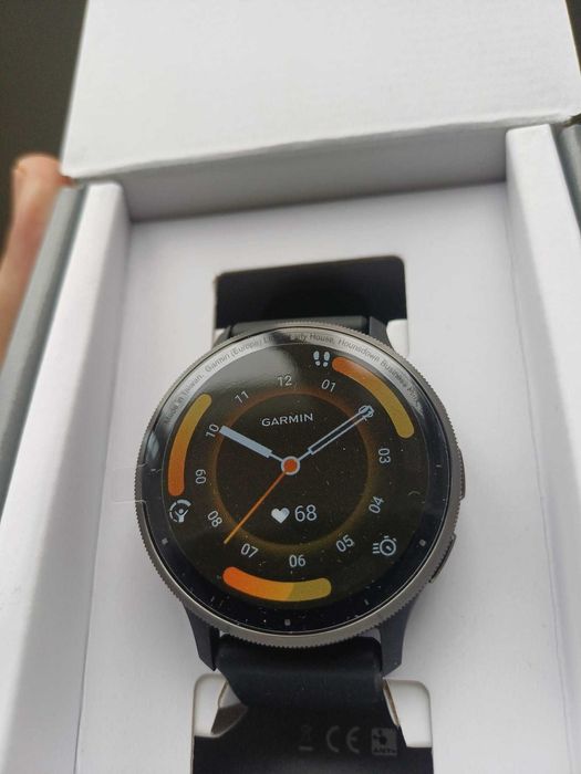 Смарт Часовник Garmin Venu 3, GPS, Wi fi силиконова каишка 45 мм