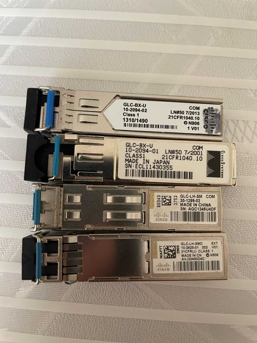 Продавам SFP-та Cisco, Gigastream, NeoPhotonics