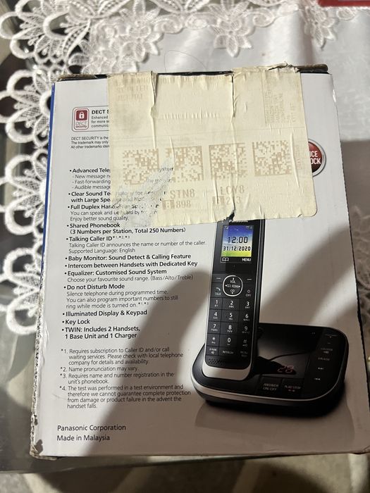 Panasonic KX-TGJ322 Telefon fără fir Negru