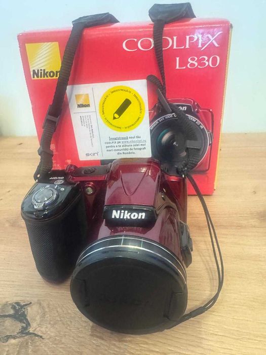 Aparat foto digital Nikon COOLPIX L830, 16MP-Visiniu (Impecabil/Cutie)