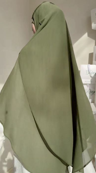 Химара, хиджаб, большой длинный платок(черный)