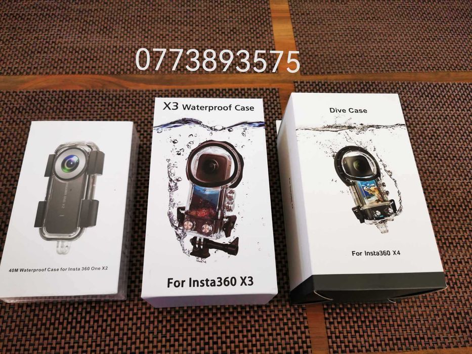 Carcasa subacvatica rezistenta la apa Insta360 X5 X4 X3 X2 insta 360