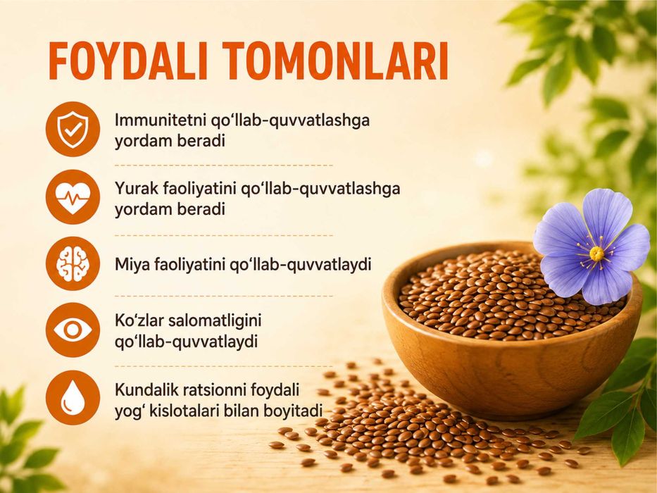 Omega-3 Flaxseed Oil 500mg 40 kapsula