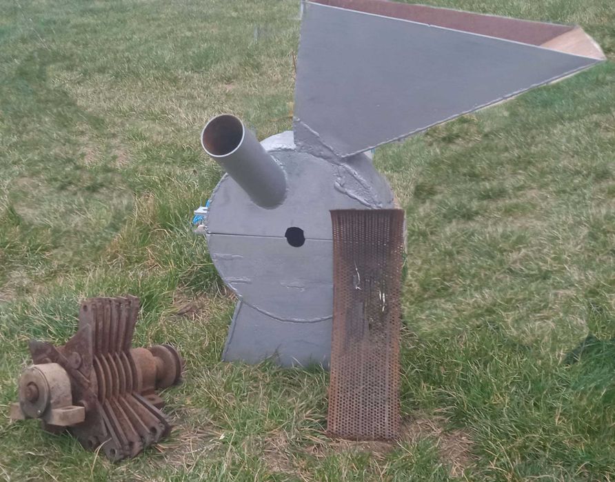 Дробилка с 4 ножа и 24 чука