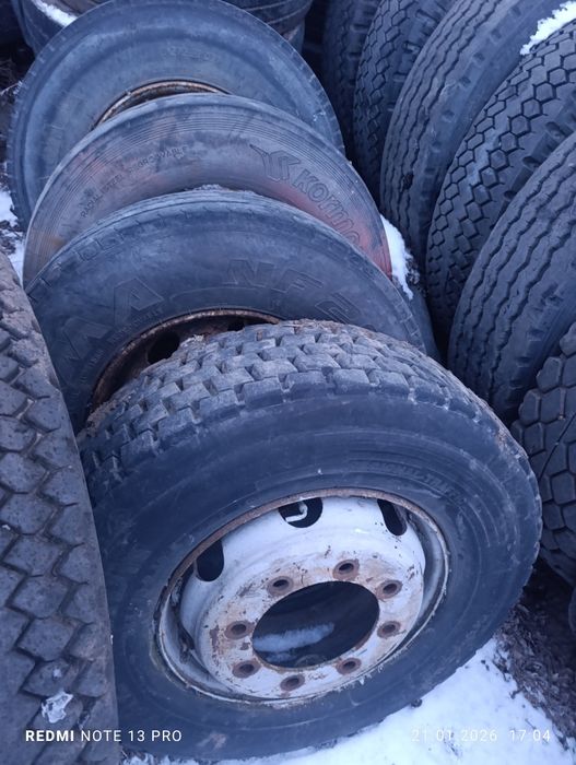 Roti tubeless 19.5 pentru remorca auto 5 tone