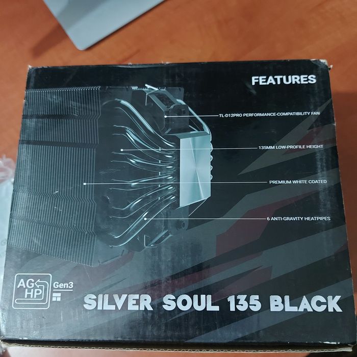 Cooler cpu aer semi tower 135mm inaltime Thermalright Silver 135 nou