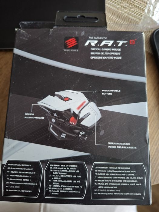 mouse de gaming optic Mad Catz R.A.T. 8+.